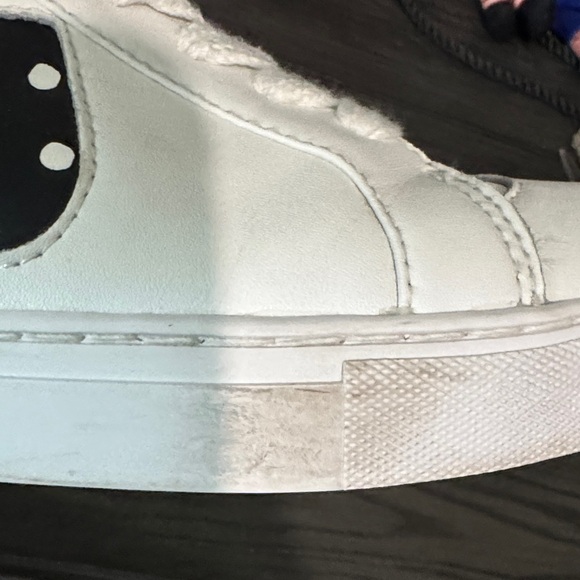 Kate Spade White Leather Upper with black polka dot spade - Picture 12 of 12